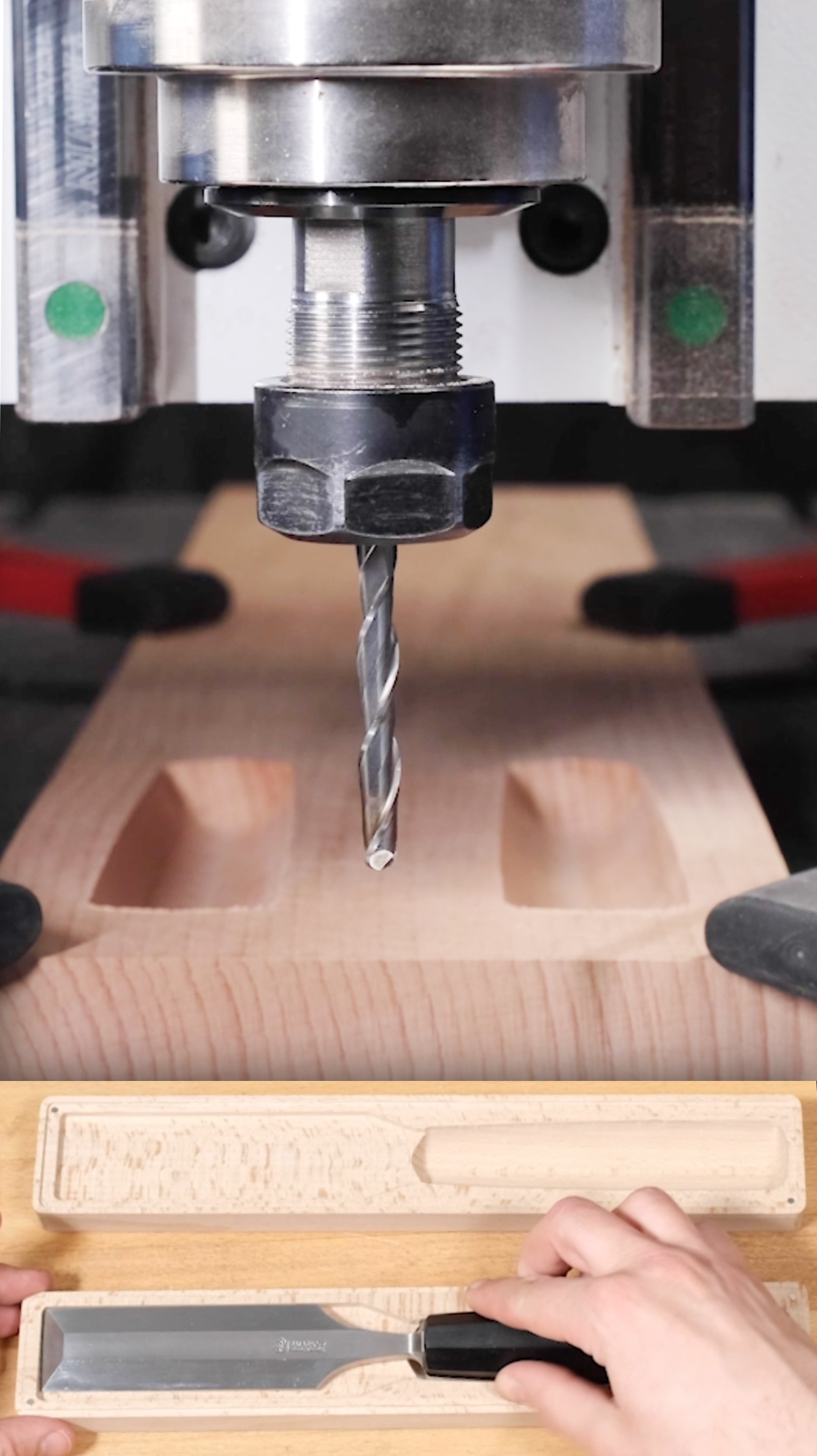 В какие пеналы из массива бука упакованы столярные стамески Balashoff | Балашов | Фрезеруем на ЧПУ смотреть онлайн