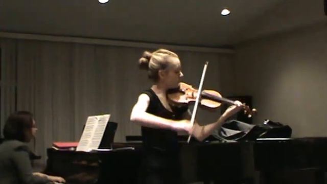Barber Concerto 3rd Mvt - Serena Harnack 15 Violin, Vamos Workshop