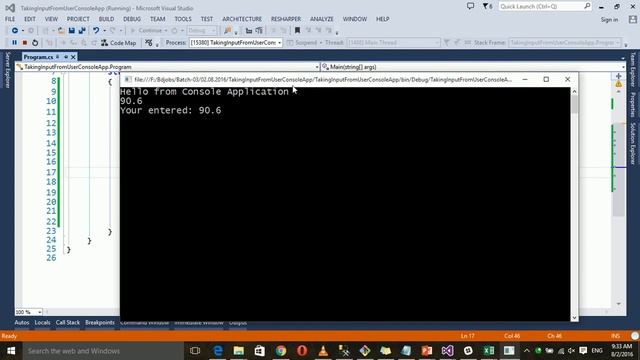 3. User Input, If-Else,For Loop in C# смотреть онлайн