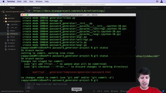 002 Git Basics | Full stack Development | Django | Python | Full Course | смотреть онлайн