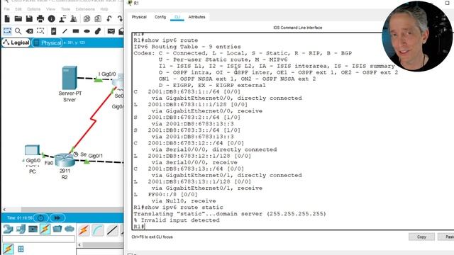 IPv6 Static Routing | Cisco CCNA 200-301 смотреть онлайн