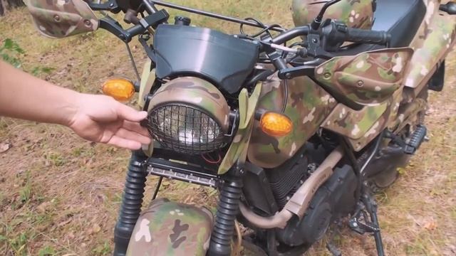 #2 Мотоцикл Stels Десна 220 Фантом, тюнинг и покраска | [Stels Десна 220 Фантом] смотреть онлайн