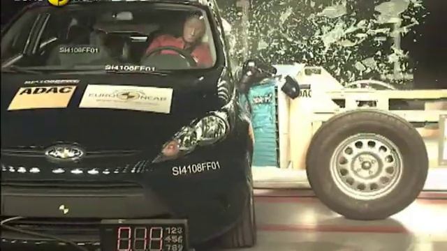 Euro NCAP | Ford Fiesta | 2008 | Crash test смотреть онлайн