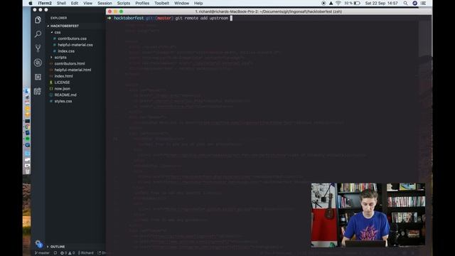 How to solve git merge conflict, on Github or with terminal смотреть онлайн