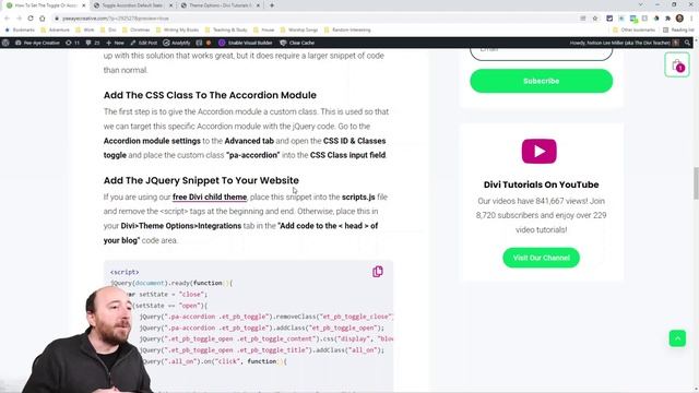 How To Set The Toggle Or Accordion Module Default State Open Or Closed смотреть онлайн