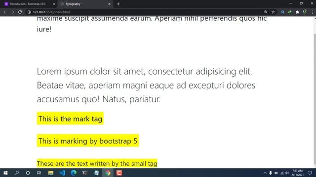 Html5 tags v/s bootstrap 5 classes смотреть онлайн