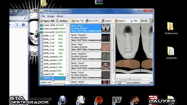 GTA San Andreas Loquendo | Tutoriales | Utilizar TXD y modificar con Alcis IMG смотреть онлайн