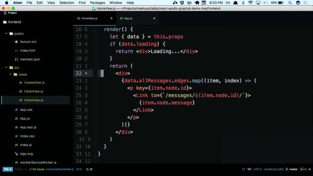 Using Apollo with ReactJS and GraphQL - SingaporeJS смотреть онлайн