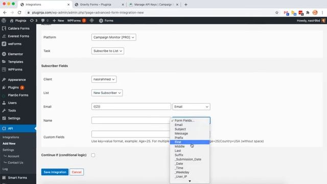 Gravity Forms to Campaign Monitor | How to integrate step by step in 3 min смотреть онлайн