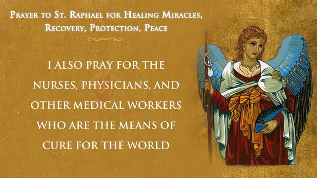 Prayer to St Raphael for Healing, Cure, Sickness, Cleansing & Ailments смотреть онлайн