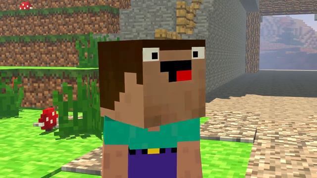 НУБИК СКЕЛЕТОН УЧИТСЯ СТРЕЛЯТЬ ИЗ ЛУКА | МАЙНКРАФТ АНИМАЦИЯ смотреть онлайн