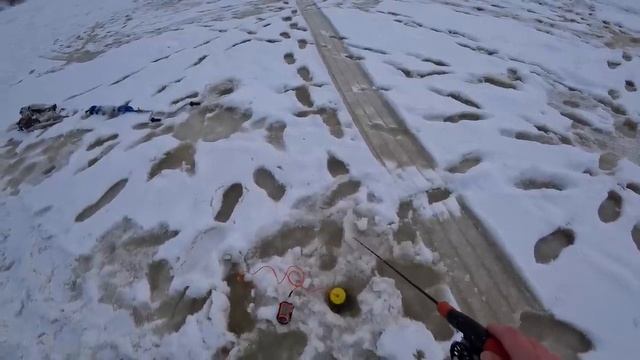 СУДАК НА ВИБЫ ЗИМОЙ! Опустил на глубину и удары! Ловля судака со льда! Зимняя рыбалка 2023 - 2024! смотреть онлайн