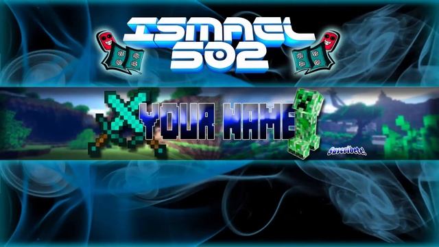 ESPECIAL 100 SUBS / Pack de banners editables photoshop cs6+Banner 3D Minecraft смотреть онлайн