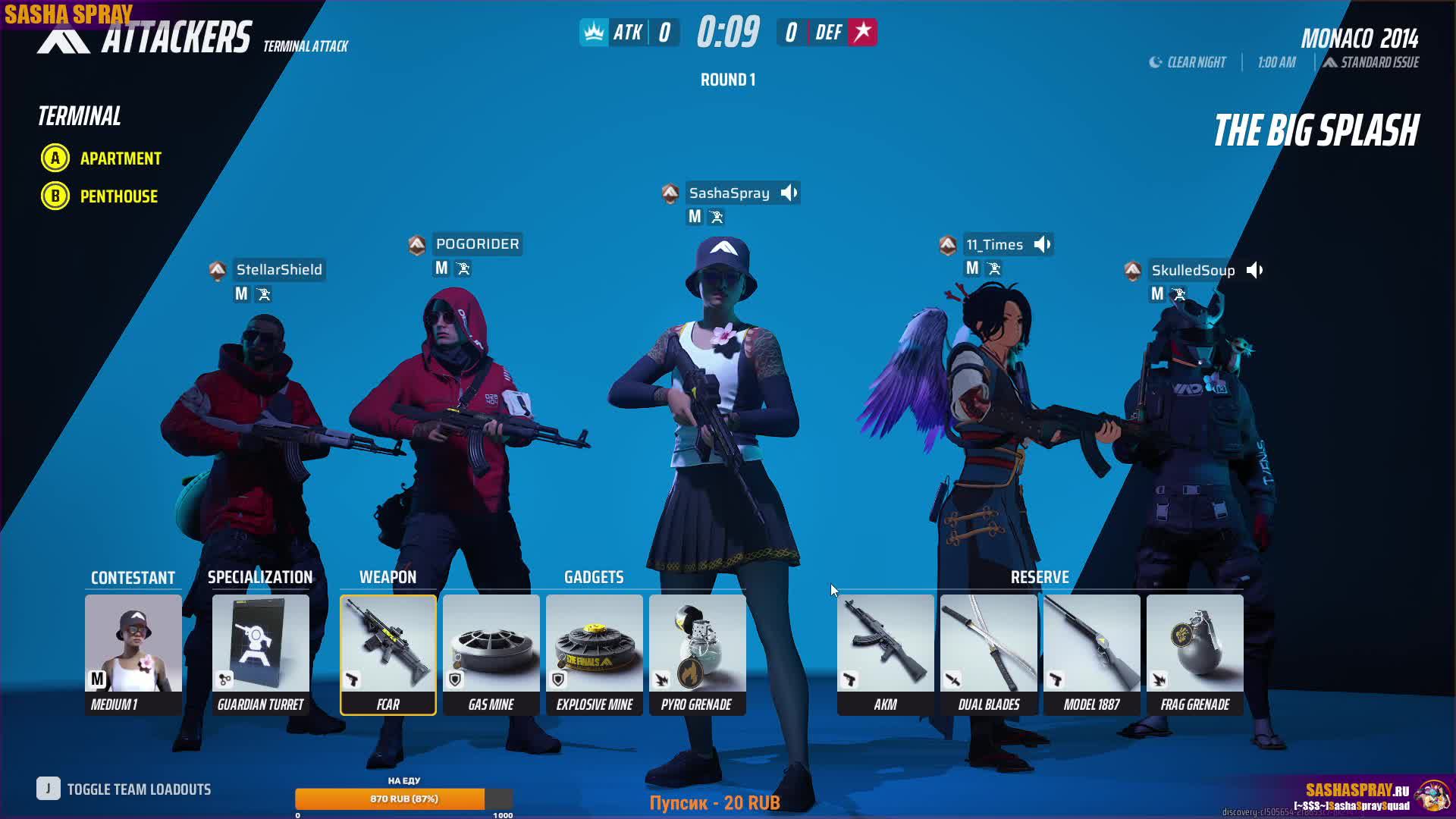 #THEFINALS | #888| #SashaSpray