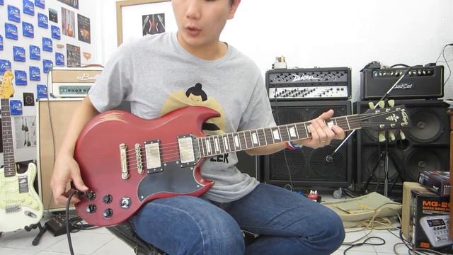อ.โอ๋ ลองกีตาร์ VINTAGE VS6MRCRICON GUITAR CLEAN SOUND смотреть онлайн