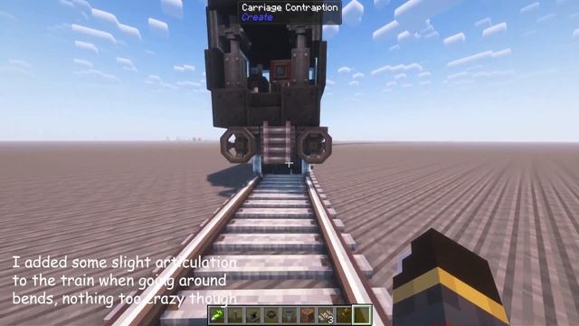 DETAILED Steam Train In Minecraft | Create Mod | Extended Bogeys смотреть онлайн