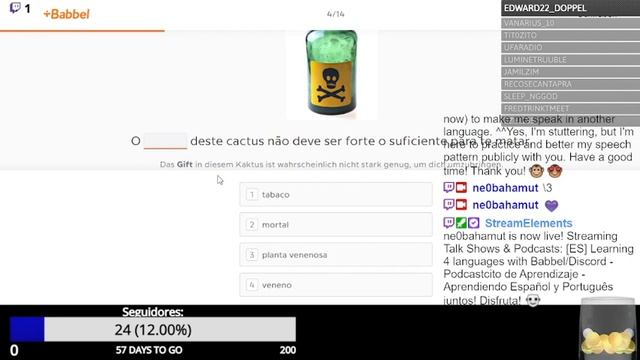 Learning 4 languages with Babbel/Discord - Cuento una historia en 4 idiomas por 2 horas y 9 Minutos смотреть онлайн