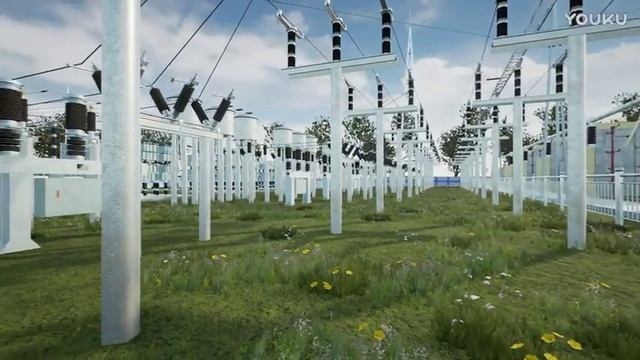 3d модель подстанции 500 кВ смотреть онлайн