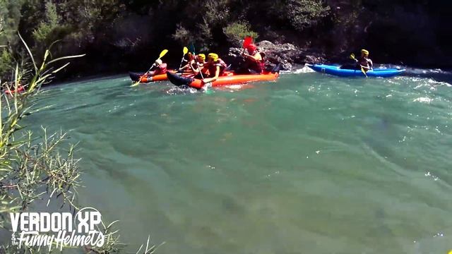 VERDON XP & The Funny Helmets // Kayak et Canoë gonflables. смотреть онлайн