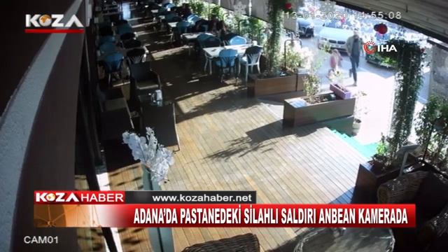 ADANA’DA PASTANEDEKİ SİLAHLI SALDIRI ANBEAN KAMERADA смотреть онлайн