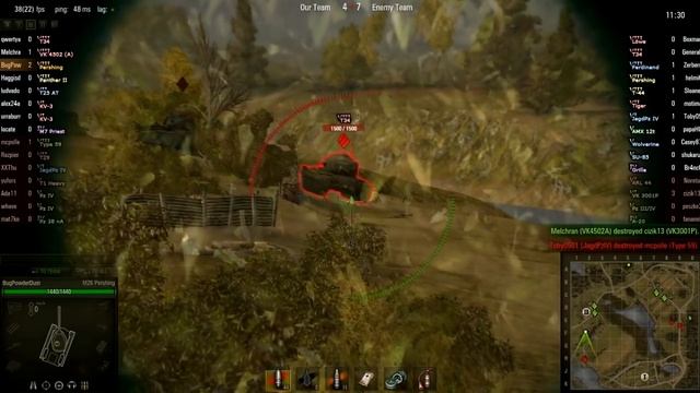 World of Tanks- Eagle Eye Perk in action смотреть онлайн