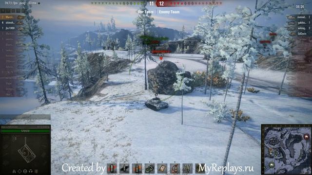 WOT: Arctic Region - M18 Hellcat смотреть онлайн