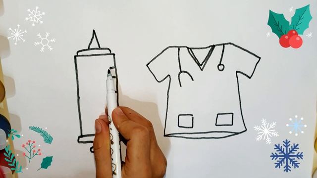Draw a picture of adoktor's?? dress/Рисуем доктора для детей смотреть онлайн