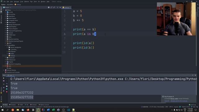 Python's "is" and "==" are more complex than you think... смотреть онлайн
