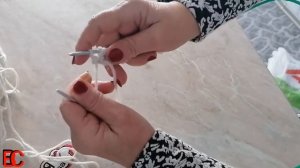 Вяжем   на спицах путанку. Двух сторонний узор.
