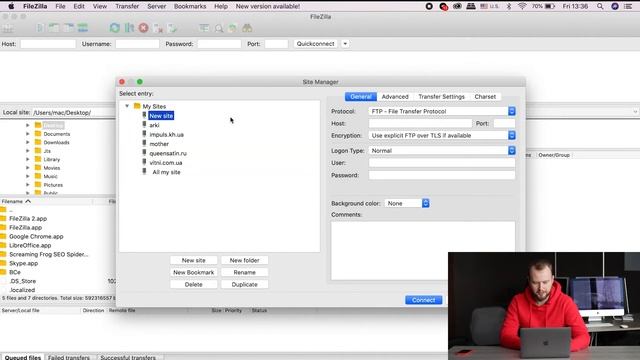 Filezilla + FTP! Как пользоваться FTP клиентом и подключиться к серверу-хостингу смотреть онлайн