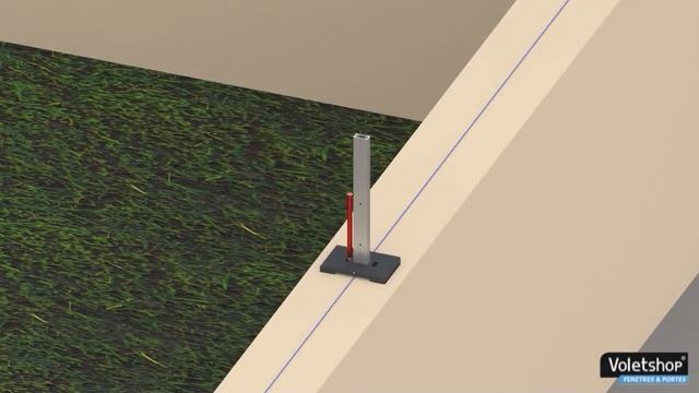Pose d'une clôture aluminium en kit. смотреть онлайн