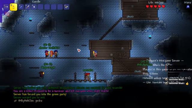 Terraria Mini game server смотреть онлайн