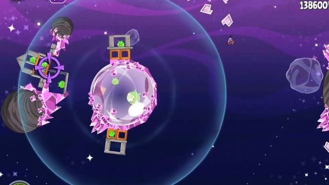 Angry Birds Space Cosmic Crystals 7-26 Walkthrough 3 Star смотреть онлайн