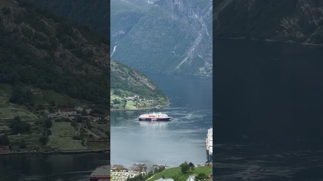 Hurtigruten in Geiranger смотреть онлайн