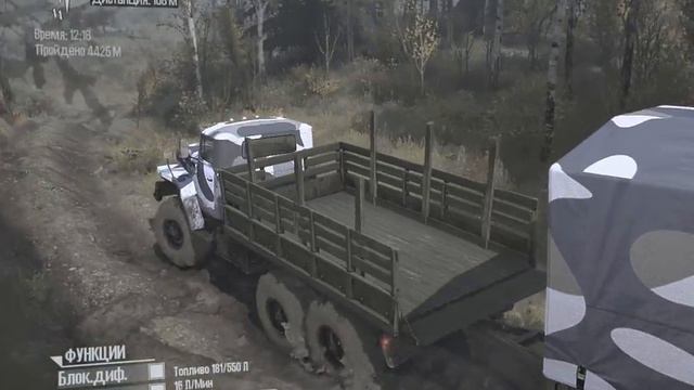 MudRunner Рязанские болота Не нашла гаражные части все
