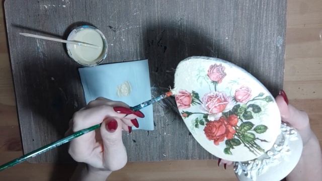 Пасхальный декор яйца из пенопласта. DIY. Easter egg decor made of styrofoam. смотреть онлайн