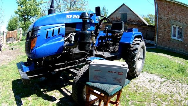 Гелева АКБ 65An на мінітрактор Булат sf-200 смотреть онлайн