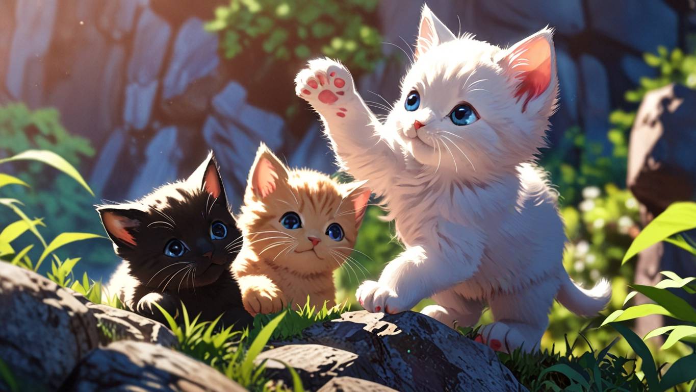 Приключения Белого Котенка. Серия 2: Путь к Волшебному Цветку смотреть онлайн