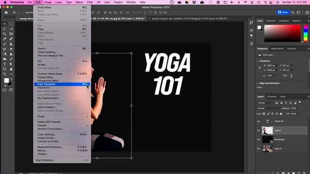 How To Rotate Images And Layers In Photoshop смотреть онлайн