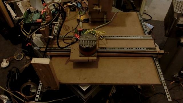 DIY 3 Axis Plotter - First Test
