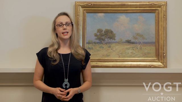 6-figure Texas art: Julian Onderdonk, "A Sunlit Road, San Antonio, Texas" смотреть онлайн