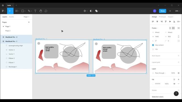 Pages and Layers in figma. смотреть онлайн