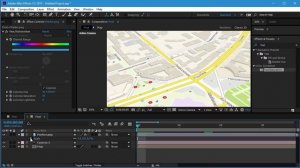 After Effects - Анимация пути (маршрута) на карте