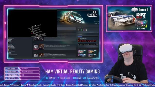 Dirt Rally 2.0 - VR (Quest 2 + RTX3090)