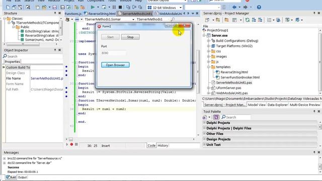 aula 6657 datasnap Manipulando Servidor DataSnap REST Application RESTfull смотреть онлайн