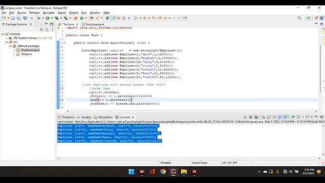 Java 8 Scenario Based Example ? | Coding interview Questions and Answers using Map Filter Peek List смотреть онлайн