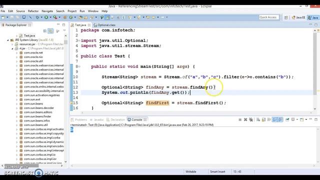 Java 8 Referencing a Stream смотреть онлайн