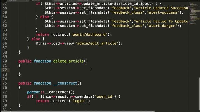 CodeIgniter Project Tutorial in Hindi/Urudu ( Delete Article ) смотреть онлайн