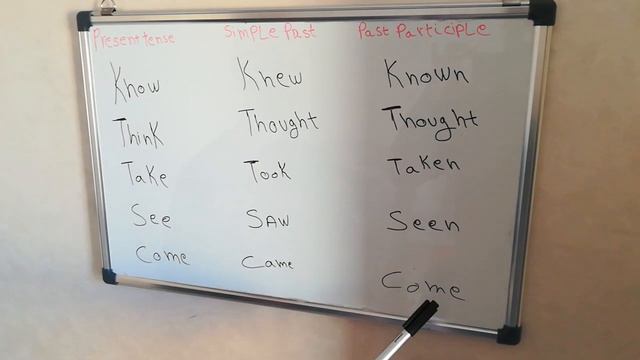 Present Tense / Simple Past / Past Participle - Part Two смотреть онлайн