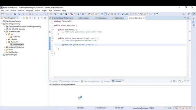 Tutorial 3 What is constants in Java and How to use the same. смотреть онлайн